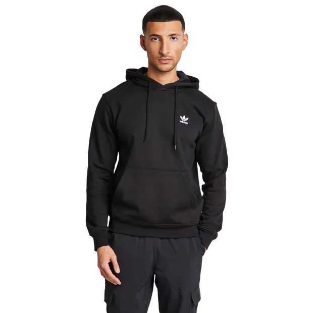 Essentials Men Hoodies - Black - Size - Black - Size: Extra Small - Adidas - FashionsVida