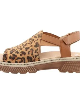 Keilabsatzsandalen Sandaletten Capri Sandalette Natur Cognac 12-39106-18 36;37;38;39;42;35 - Ara - FashionsVida