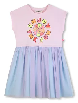 Robe Sans Manches U21838 Pastel Pink 6 Années Fille - Billieblush - FashionsVida