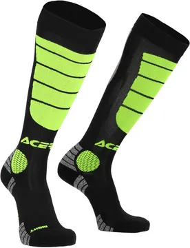 Calze Moto MX Impact Socks Nero Giallo taglia 2XL - Acerbis - FashionsVida