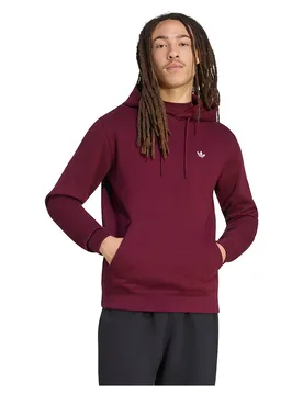 Originals Felpa Con Cappuccio Trefoil Essentials Maroon XL - Adidas - FashionsVida