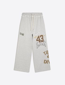 Pantalon Super Baggy Fit À Patchs Xs Gris