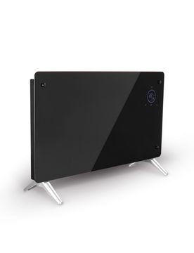 Heizkonvektor Glaspanel 2000W schwarz
