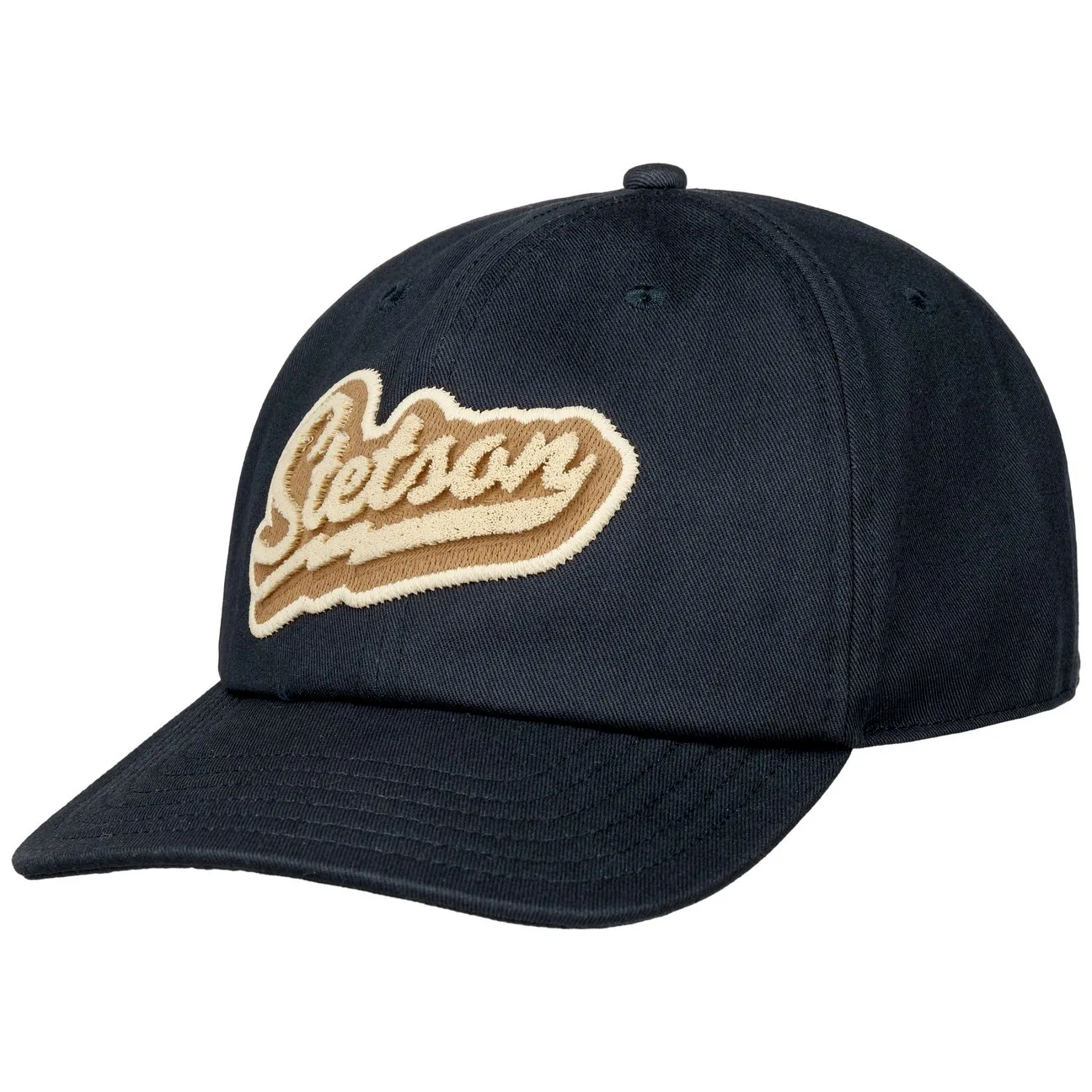 Retro Cotton Dad Hat by - navy - Female - Size: One Size - Stetson - FashionsVida