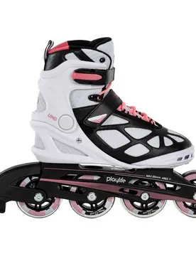 Rollers En Ligne Uno 80 White / Black / Pink EU 41