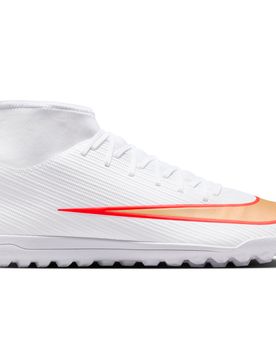 Superfly 11 club tf botas de futbol multitaco y terreno duro Blanco (42)