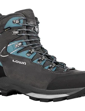 Mauria Evo GTX wide Damen Trekkingstiefel, grau, Größe 42 42 - Lowa - FashionsVida