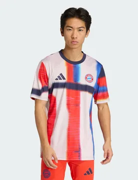 Maglia Pre-Match FC Bayern MÃ¼nchen SS26 2XL Noble Ink / Hi-Res Blue / Chalk Pearl - Adidas - FashionsVida