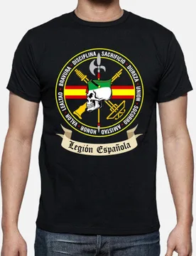 Legión Calavera Española. Spanish Foreign Legion T-Shirt. Summer Cotton Short Sleeve O-Neck Mens T Shirt New S-3XL - Aliexpress - FashionsVida