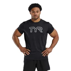 T-shirt à Manches Courtes Airtec Big Logo Solid Black 2XL