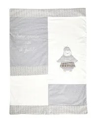 LE BEBÉ Kinderdecke Unisex Hellgrau -- Unisex