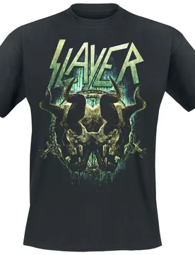 T-Shirt - Daemonic Twin - S bis 4XL - für Männer - Größe M - schwarz - Lizenziertes Merchandise! - Männer - male - Slayer - FashionsVida