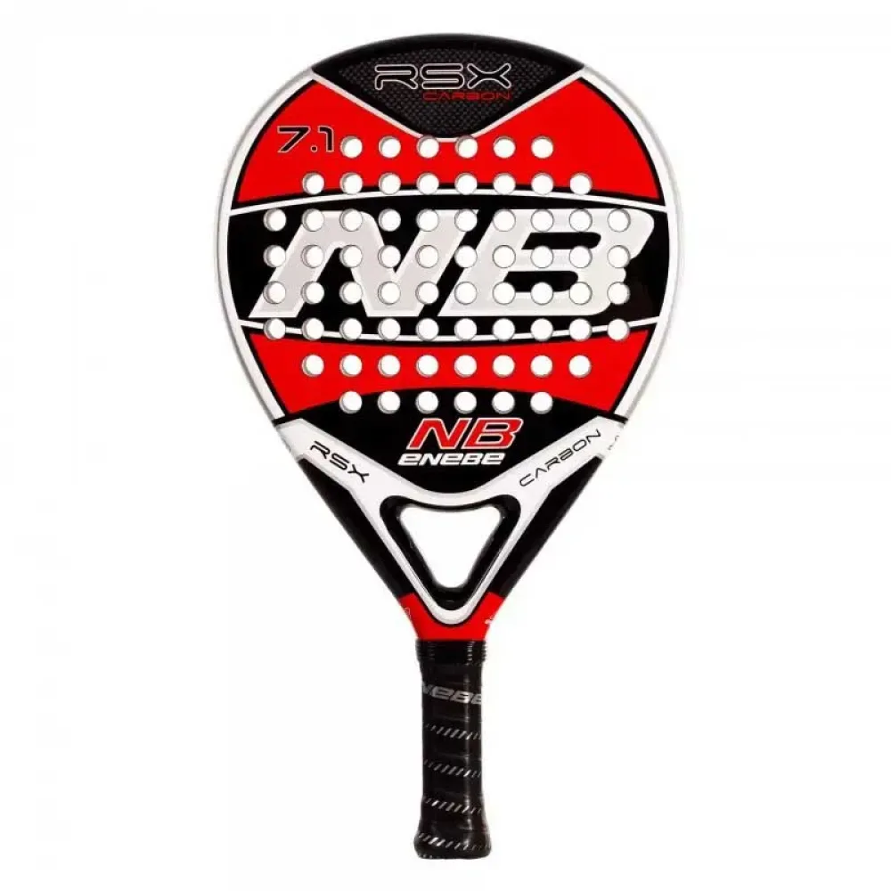 Rsx 7.1 Carbon V.2 Padel Racket Red / Black One Size - Enebe - FashionsVida