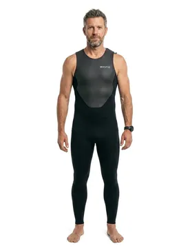 Combinaison En Néoprène Sans Manches Avec Fermeture éclair Au Dos Long John Surf 2 Mm Black L
