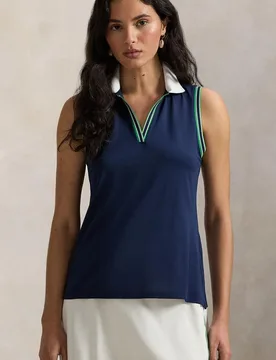 Polo de Mujer Sin Mangas Tailored Fit - Ralph Lauren - FashionsVida