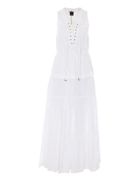 Pinko Vestito Cararsa Bianco