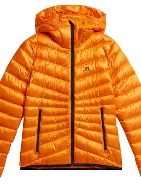 Jacke Lara Light Down Hood, orange s - J.lindeberg - FashionsVida