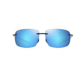 Lunettes De Soleil Polarisées Breakwall Shiny Black Blue Hawaii/CAT3 Homme