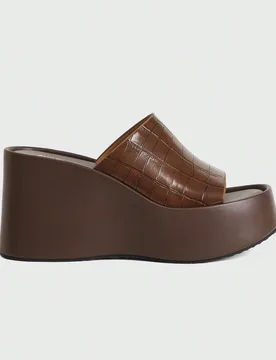 Sandalias de plataforma y cuña de moda para mujer, de verano - Shein - FashionsVida