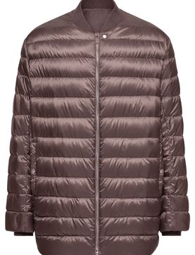 Metal Zip Jacket with Snap Closure and Logo Patch