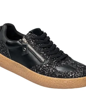 Komfort-Sneaker H-Weite "Marie-Sophie" schwarz 40 Damen - wonderwalk - FashionsVida