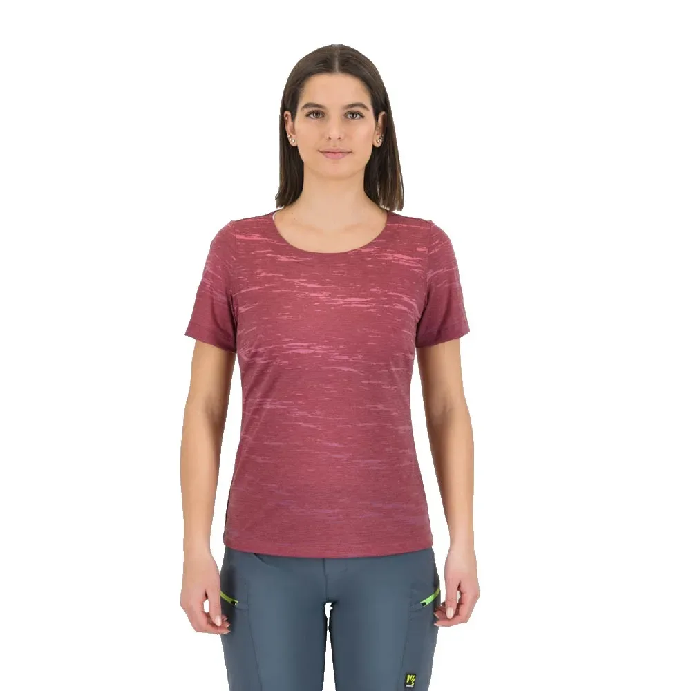 Maglietta A Maniche Corte Tremalzo Beet Red / Virtual Pink - karpos - FashionsVida