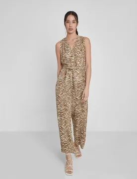 Mono de mujer largo con estampado - Trucco - FashionsVida