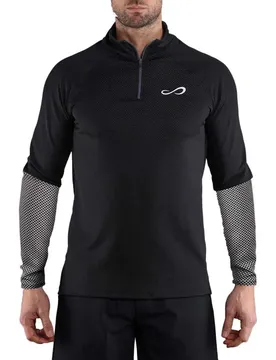 Felpa Con Mezza Zip Epic Ii Black M