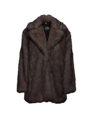 Veste aspect fourrure ONLDAWN marron XL