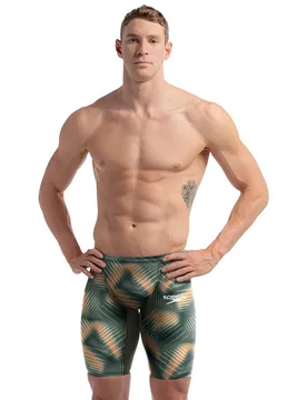 Fastskin Lzr Pure Valor 2.0 Jammer Country Green / Nectarine UK 25 Men - Speedo - FashionsVida