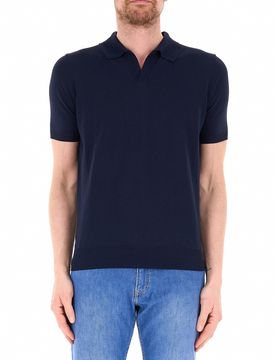 PREMODE Polo in cotone BLU NAVY 54