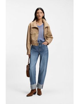 Para mujer. 50552349 Jeans Ballon (26/28), Casual, Algodón, Denim