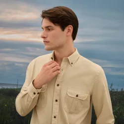 Camisa de hombre estilo safari