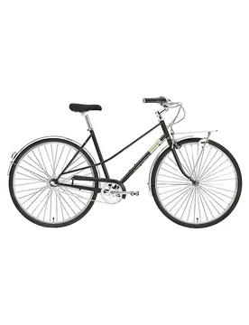 Damen Urbanbike Caferacer Lady Uno schwarz 52 W - creme - FashionsVida