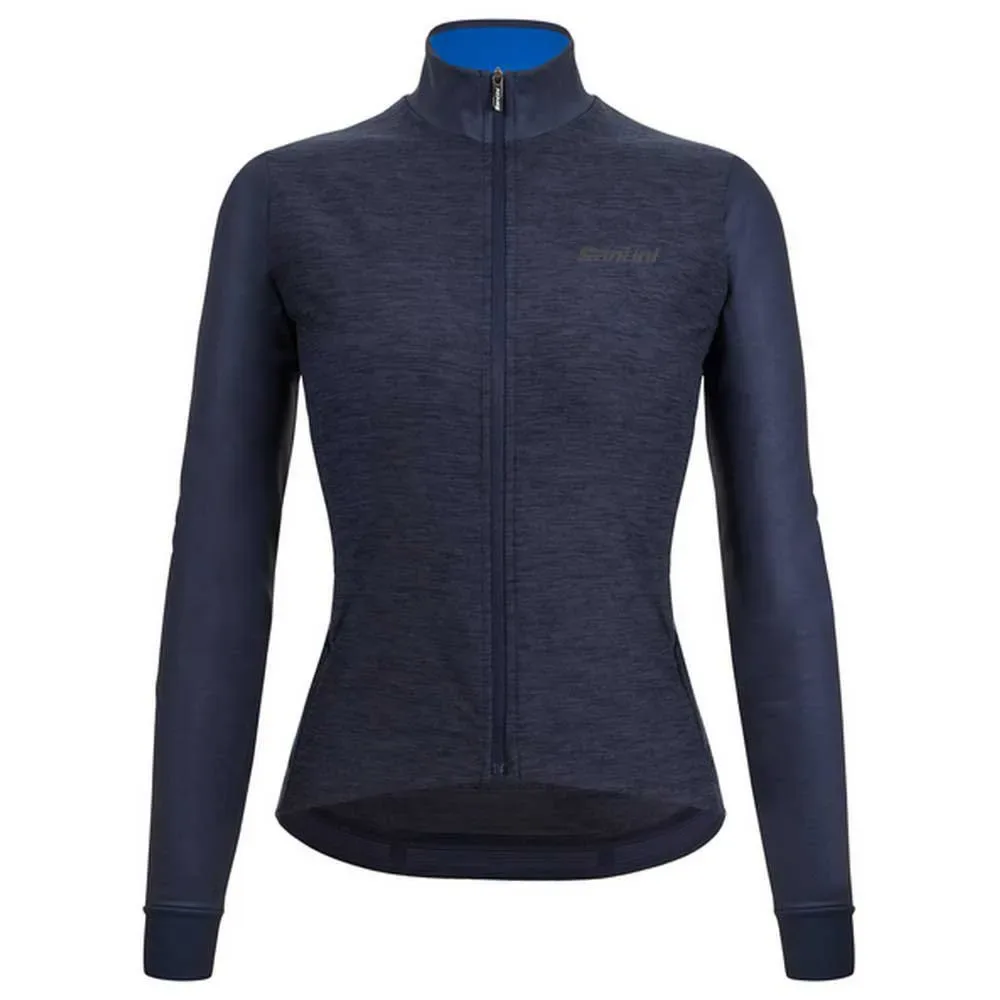 Maillot à Manches Longues Colore Puro Thermal - Santini - FashionsVida