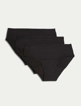 Pk Heavy Absorbency First Period Briefs Black female - M&S - FashionsVida