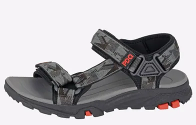 Renegade Mens Sandals - Grey Nubuck - Size Uk 9