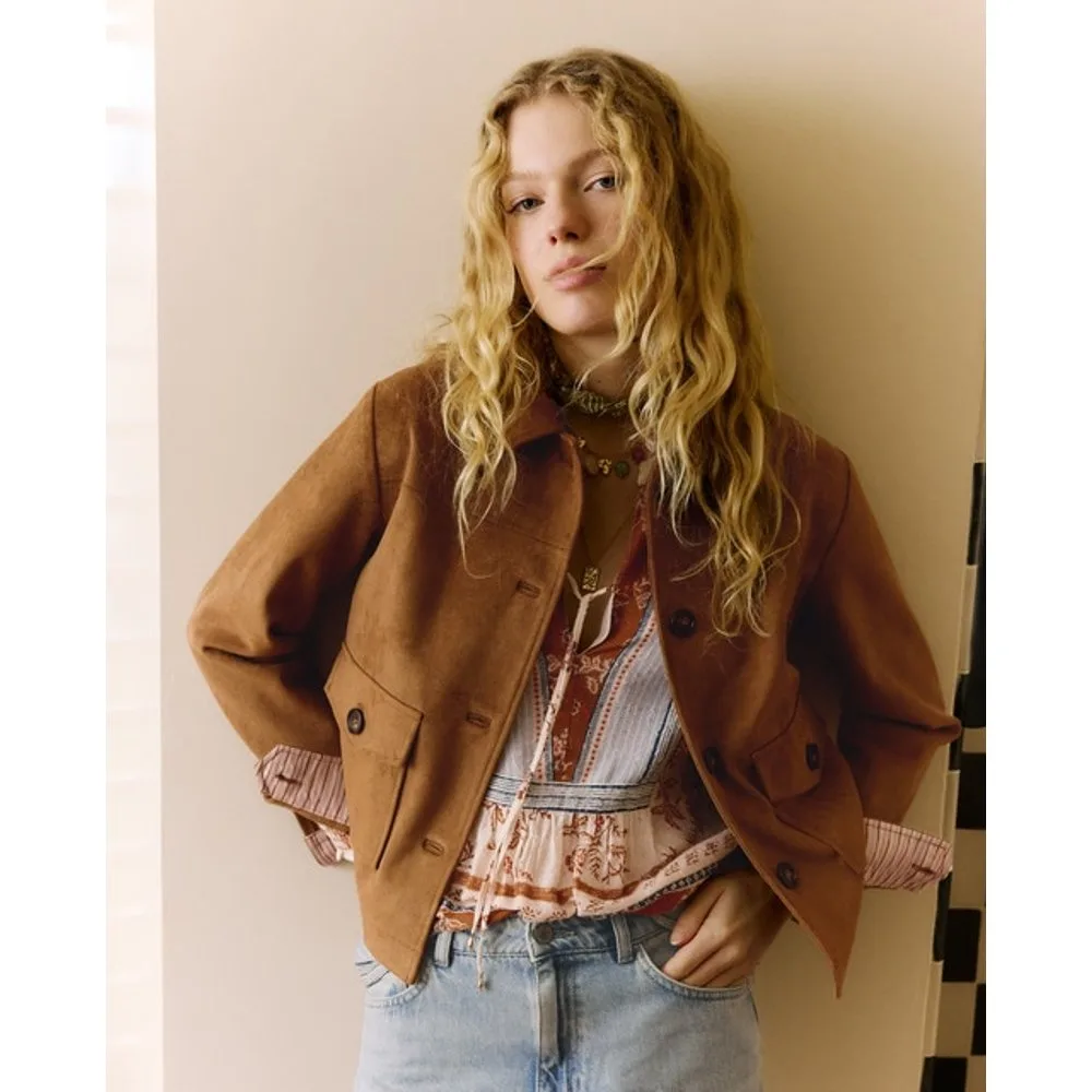 Chaqueta de piel lisa de mujer - Southern Cotton - FashionsVida
