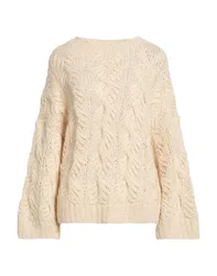 Pullover Mujer Beige M Mujer