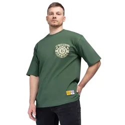 T-shirt à Manches Courtes Waldorf Bottle Green / Yellow L