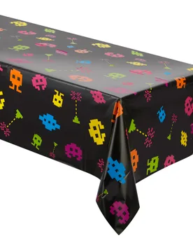 Er Jahre Tischdecke 137 x 274 cm 8-Bit Videospiele Kunststoff - 360 Degrees - FashionsVida