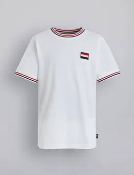 Manchester United Kids Pique T-Shirt White 13-14Y - Raw - FashionsVida