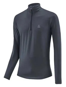 T-shirt à Manches Longues Transtex Sweater Basic Cf Anthrazit L - Loeffler - FashionsVida