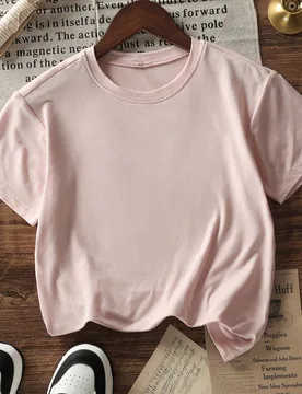 Camiseta de manga corta con cuello redondo y estampado gráfico casual para niños y adolescentes estudiantes, top de verano - Shein - FashionsVida