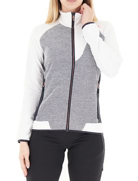 Felpa con inserti GRIGIO CHIARO 44