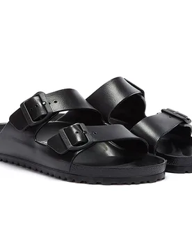Arizona Eva Mens Sandals - (Black) - Size Uk 12 - Birkenstock - FashionsVida