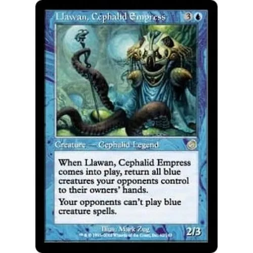 Llawan, Cephalid Empress (foil) Torment - Magic: The Gathering - FashionsVida
