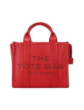 Bolso de piel - Tote Bag THE SMALL TOTE LEATHER rojo