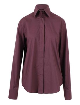 Camicia con bottoni nascosti