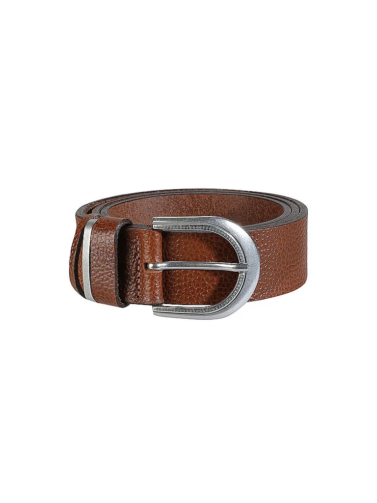 Cinturón de cuero TTSANDRA marrón 90 - Tom tailor - FashionsVida